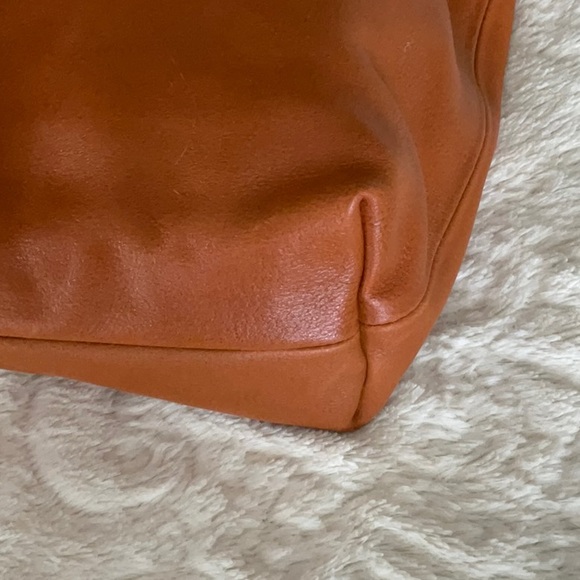 NWOT raw leather tote - Picture 3 of 5